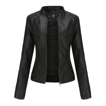 European And American Women's Leather Jackets