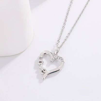 LOVE Titanium Steel Necklace LOVE Pendant Gift