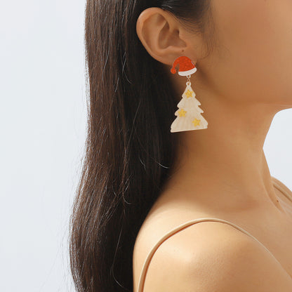 Creative Niche Fashion Temperament Trendy Festive Acrylic Earrings