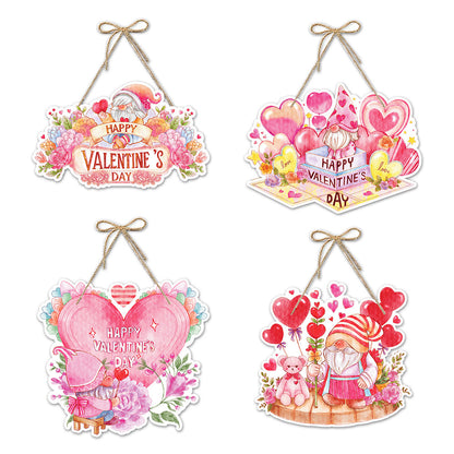 Valentine's Day Decorative Gift Garland Paper Door Hangers