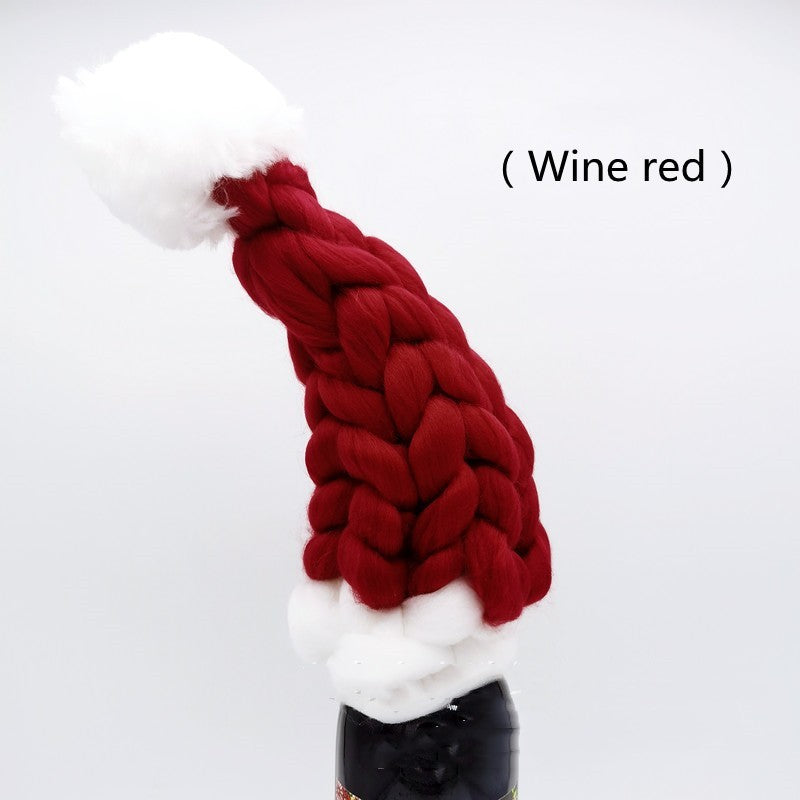 Super Thick Iceland Yarn Christmas Hat Christmas Tree Decorative Hat