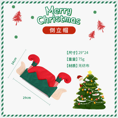 Christmas Hat 2022 Christmas New Party Dance Dress Up Clown Hat Christmas Ornaments Christmas Decorations Wholesale