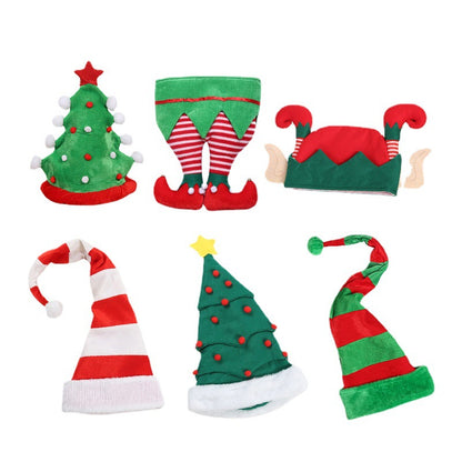 Christmas Hat 2022 Christmas New Party Dance Dress Up Clown Hat Christmas Ornaments Christmas Decorations Wholesale