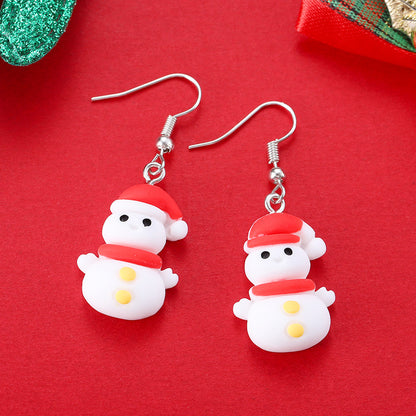 Cartoon Creative Christmas Earrings Fashion