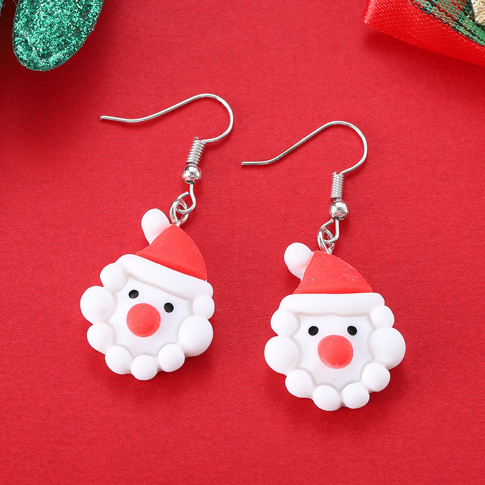 Cartoon Creative Christmas Earrings Fashion