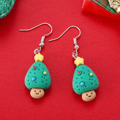 Cartoon Creative Christmas Earrings Fashion