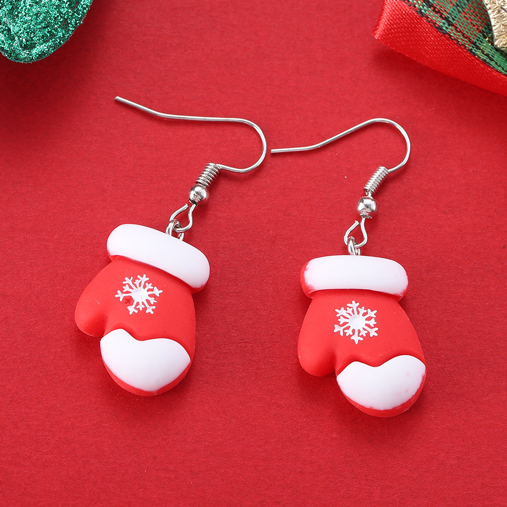 Cartoon Creative Christmas Earrings Fashion